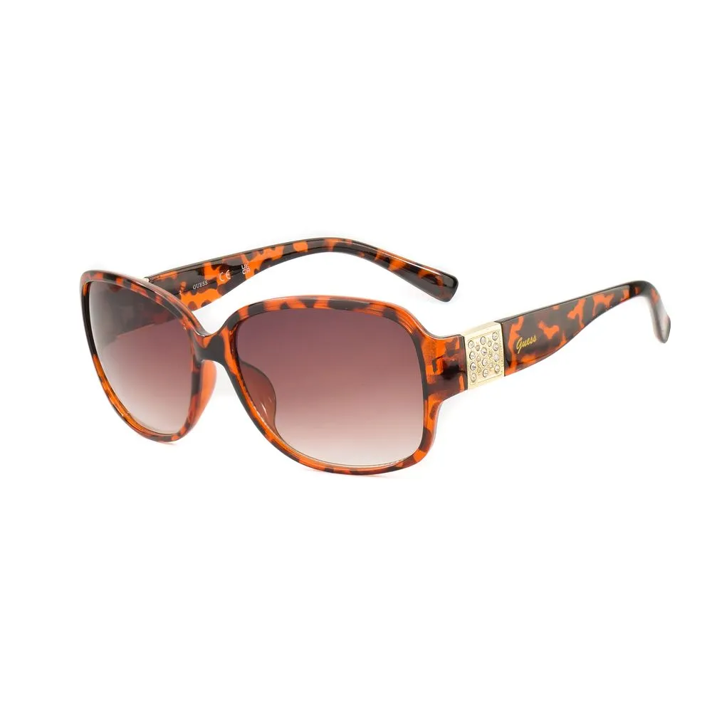 Guess Women's Brown Resin Sunglasses