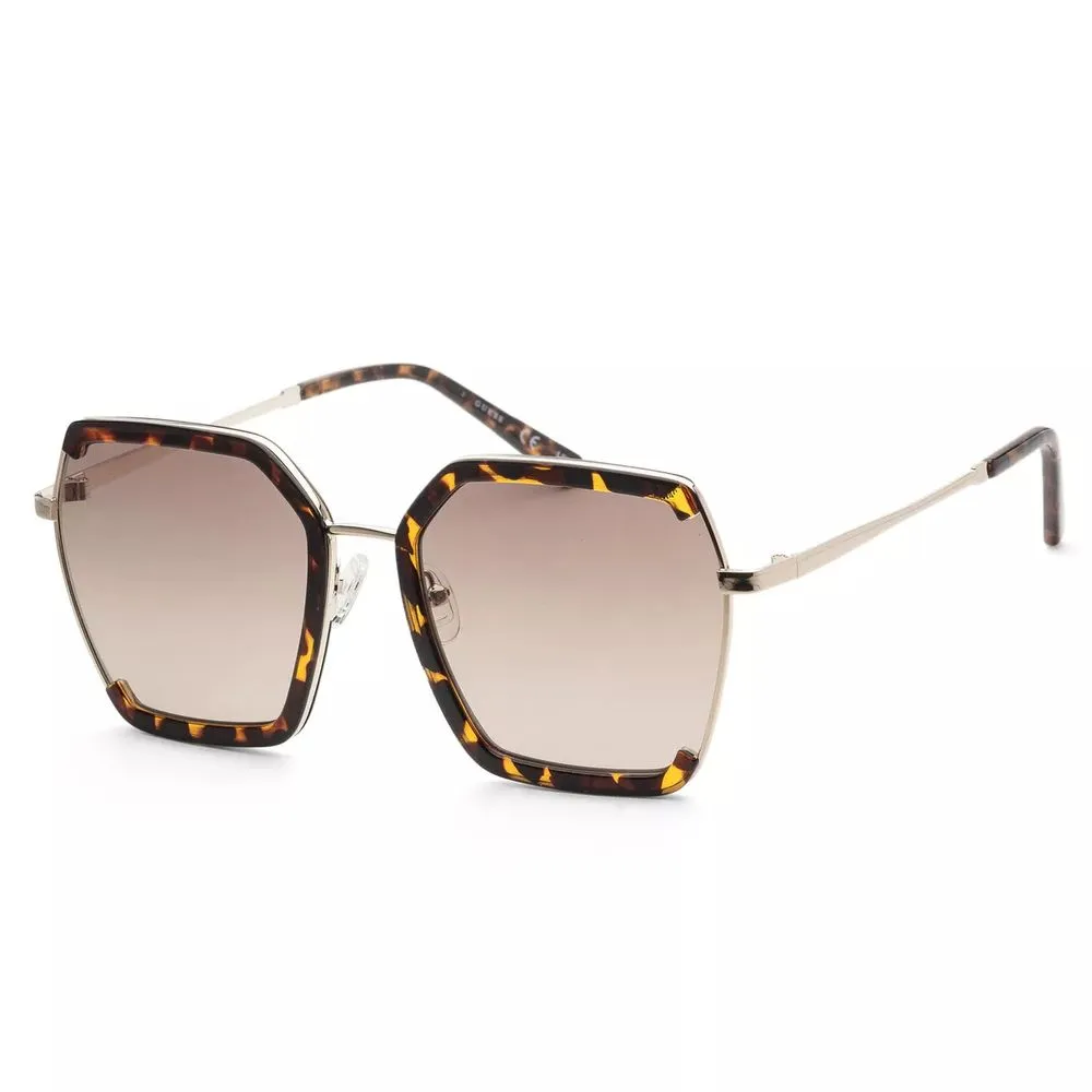 Guess Women's Brown Metal Sunglasses