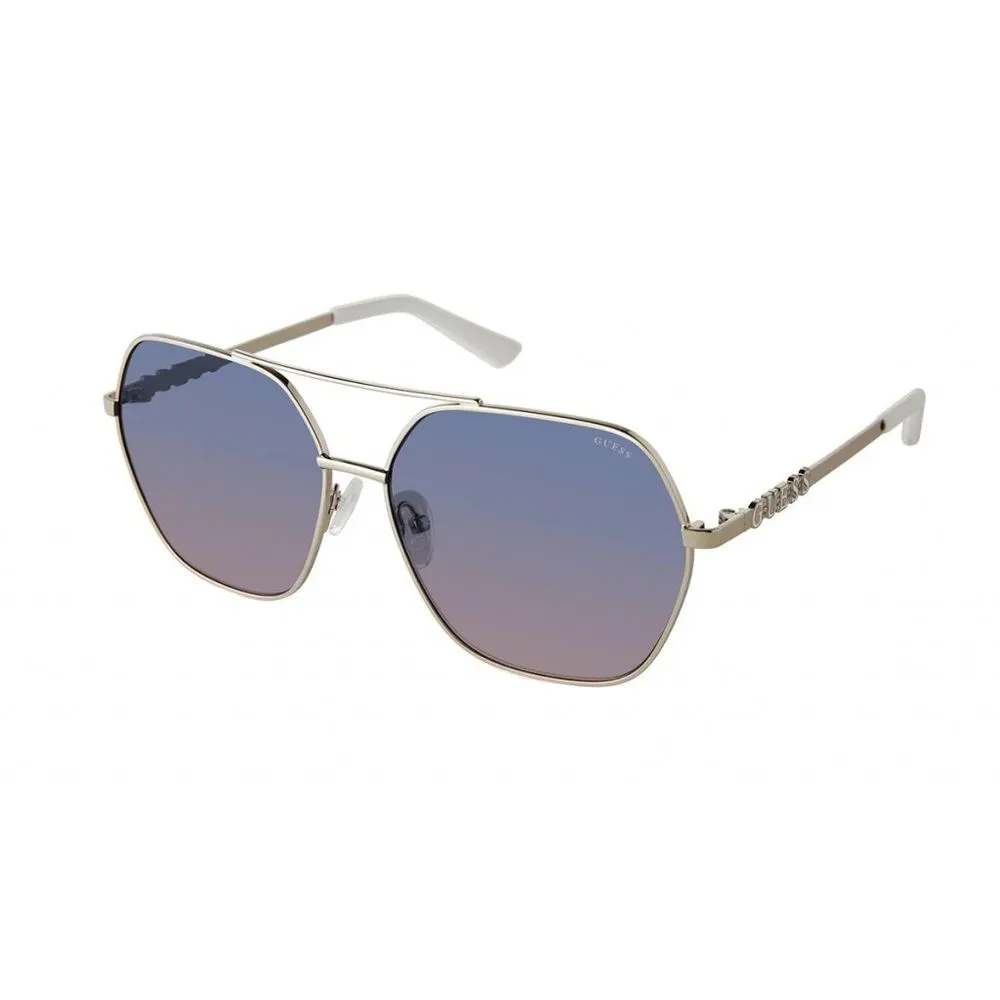 Guess Women's Gray Metal Sunglasses