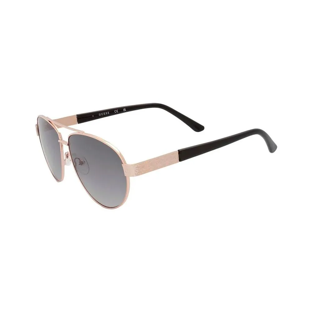 Guess Unisex Gold Metal Sunglasses