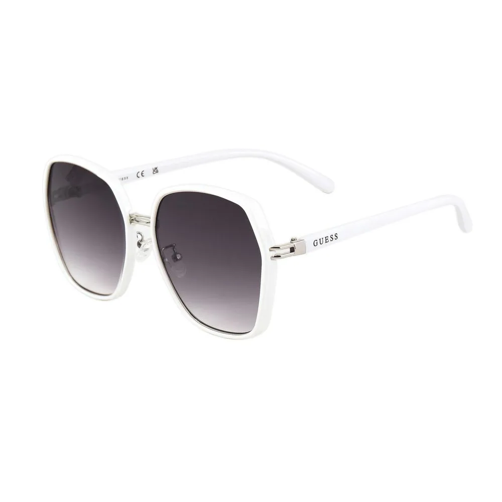 Guess Women's White Metal Sunglasses