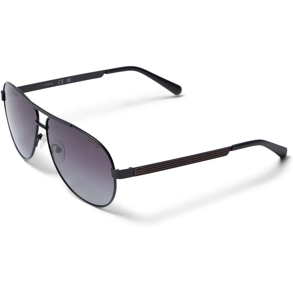 Guess Men's Black Metal Sunglasses