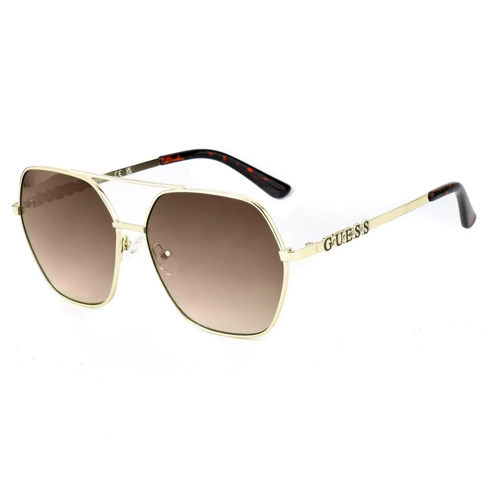 Guess Women's Gold Metal Sunglasses