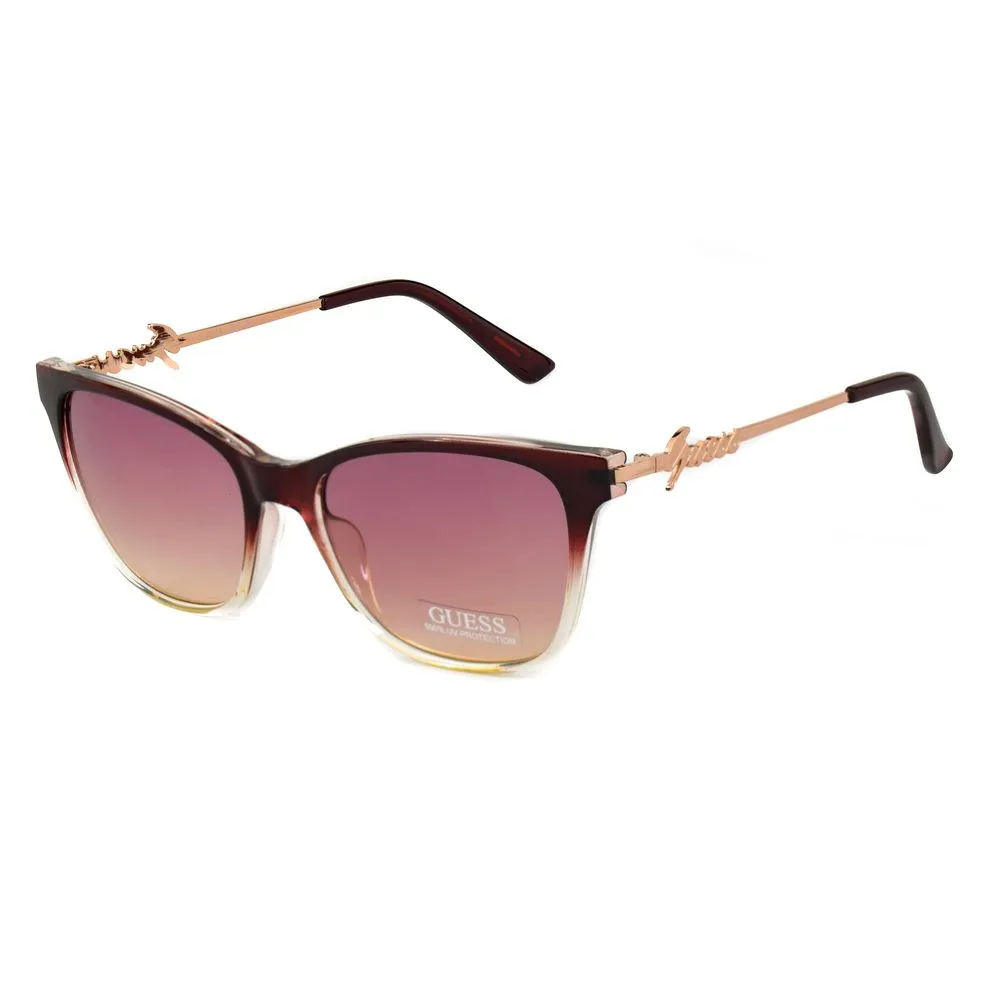 Guess Women's Purple Metal Sunglasses