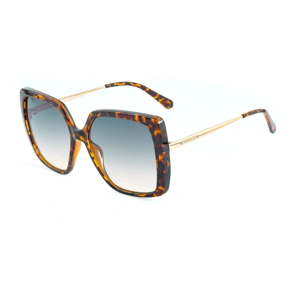 Guess Women's Brown Metal Sunglasses
