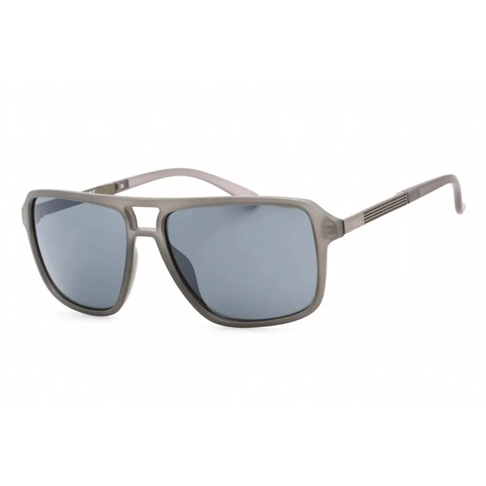 Guess Men's Gray Resin Sunglasses