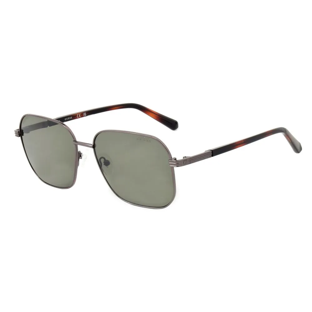 Guess Men's Gray Metal Sunglasses
