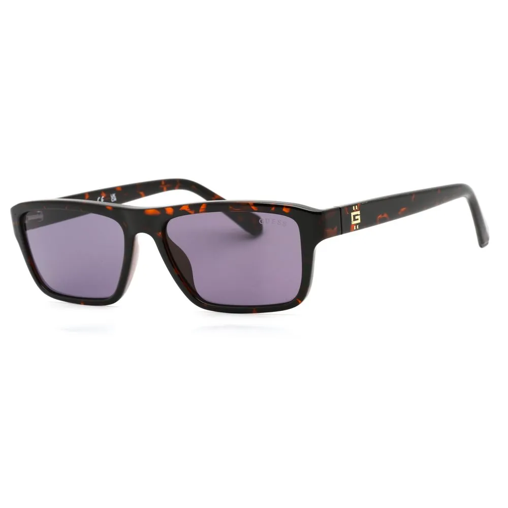 Guess Men's Brown Injected Sunglasses