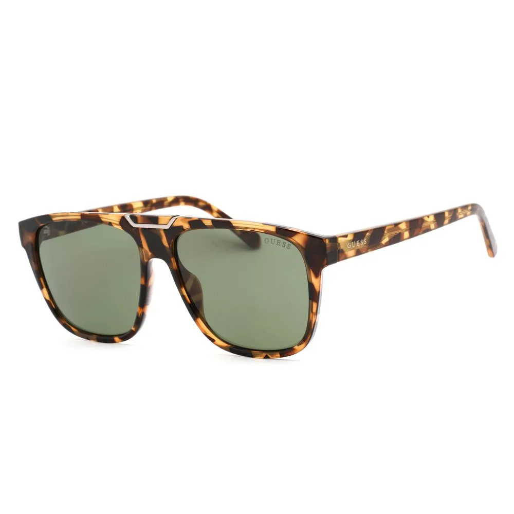 Guess Men's Brown Plastic Sunglasses