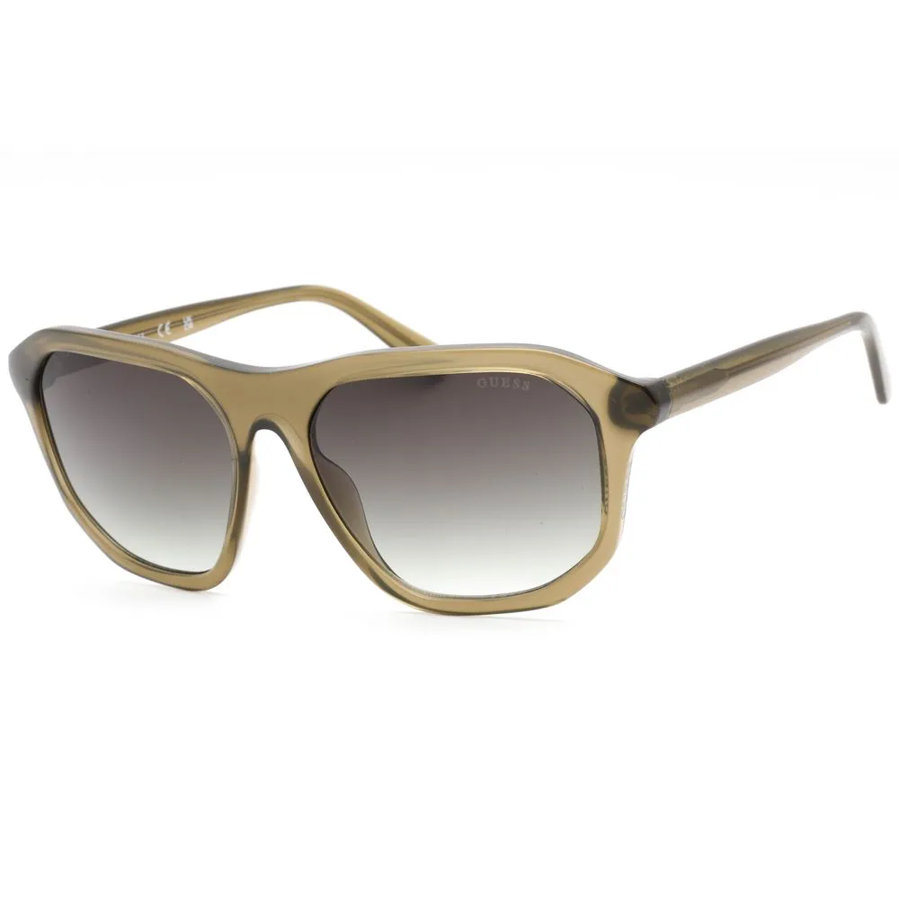 Guess Unisex Green Injected Sunglasses