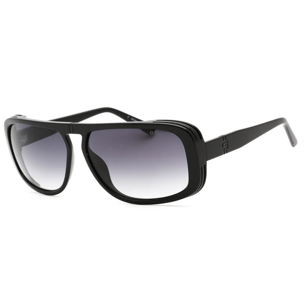 Guess Men's Black Injected Sunglasses