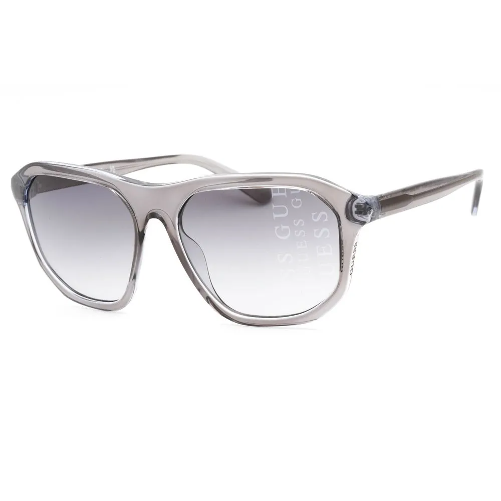 Guess Unisex Gray Injected Sunglasses