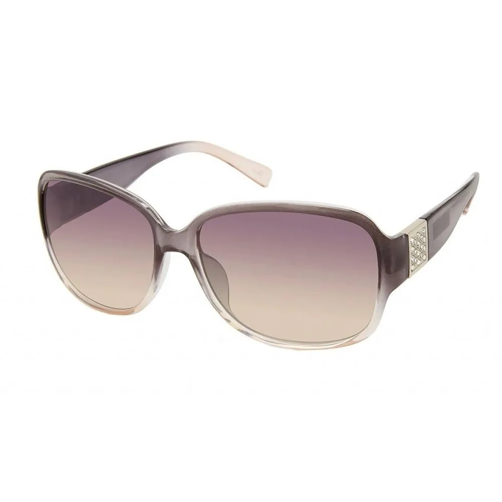 Guess Women's Gray Resin Sunglasses