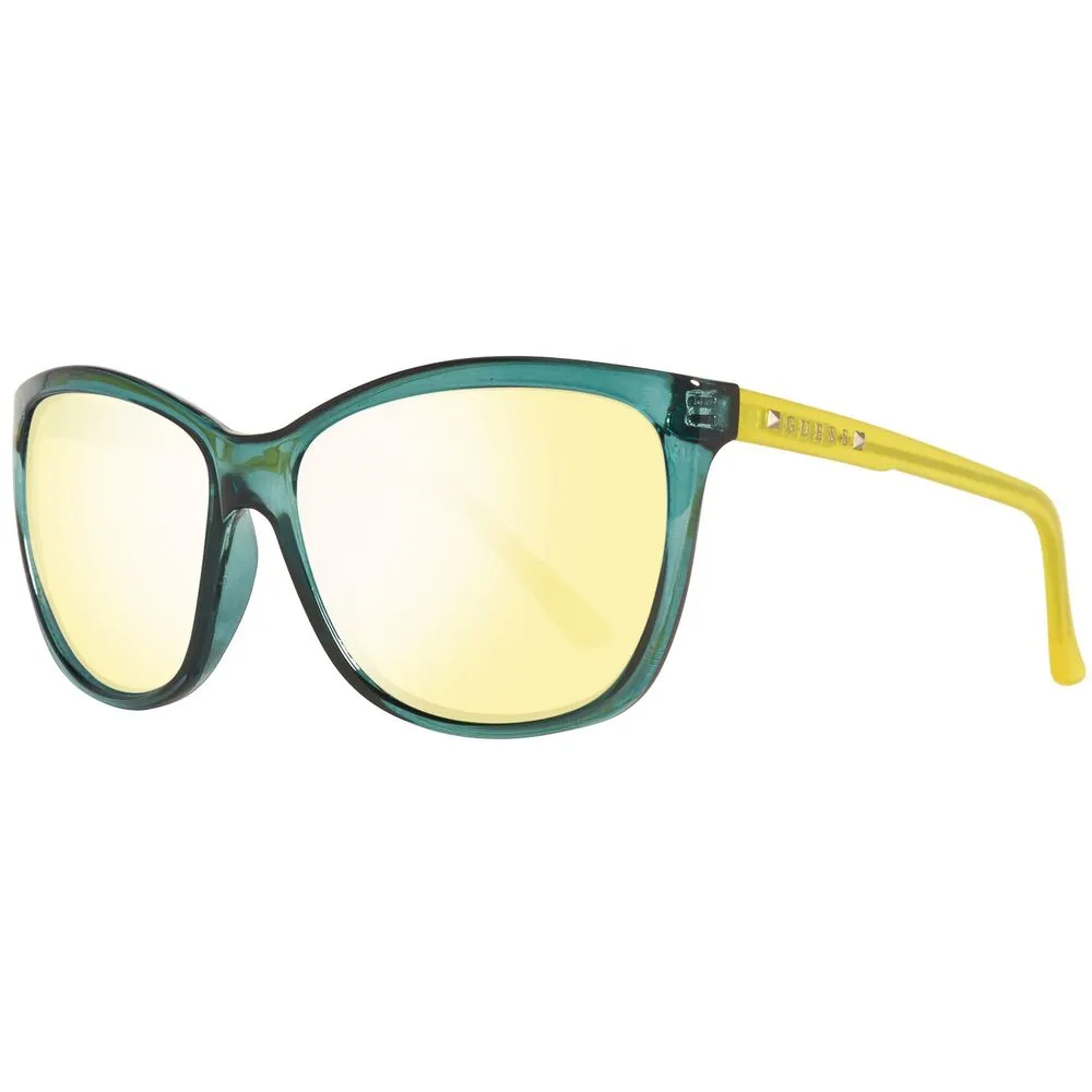 Guess Women's Green Plastic Sunglasses