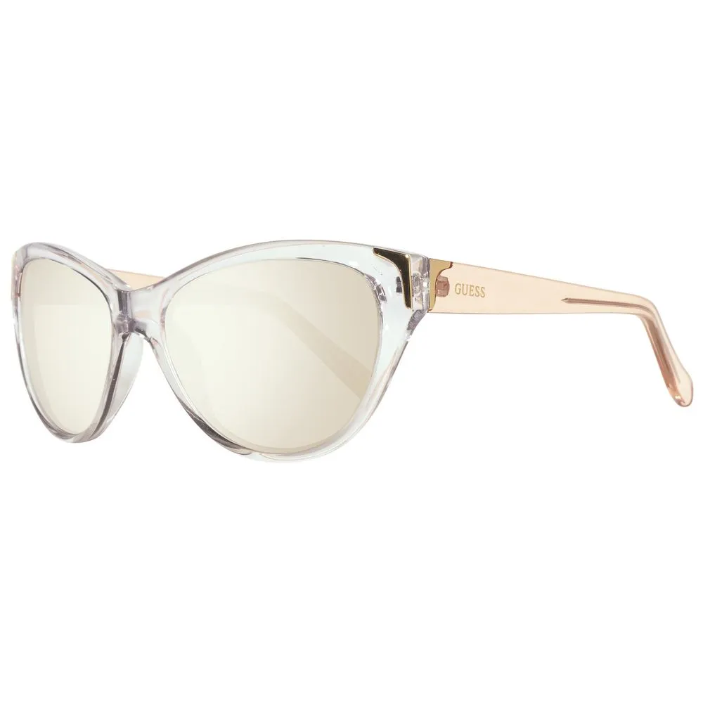 Guess Women's Transparent Plastic Sunglasses