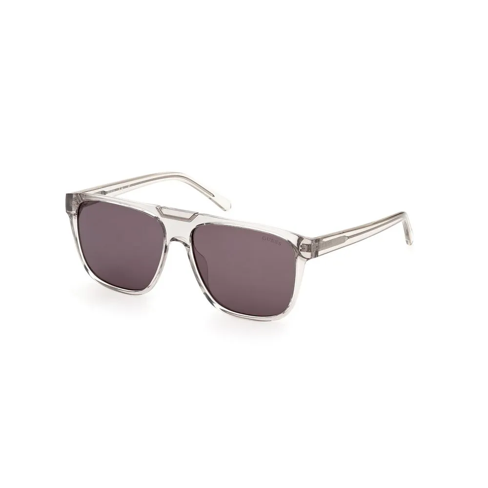 Guess Men's Transparent Injected Sunglasses