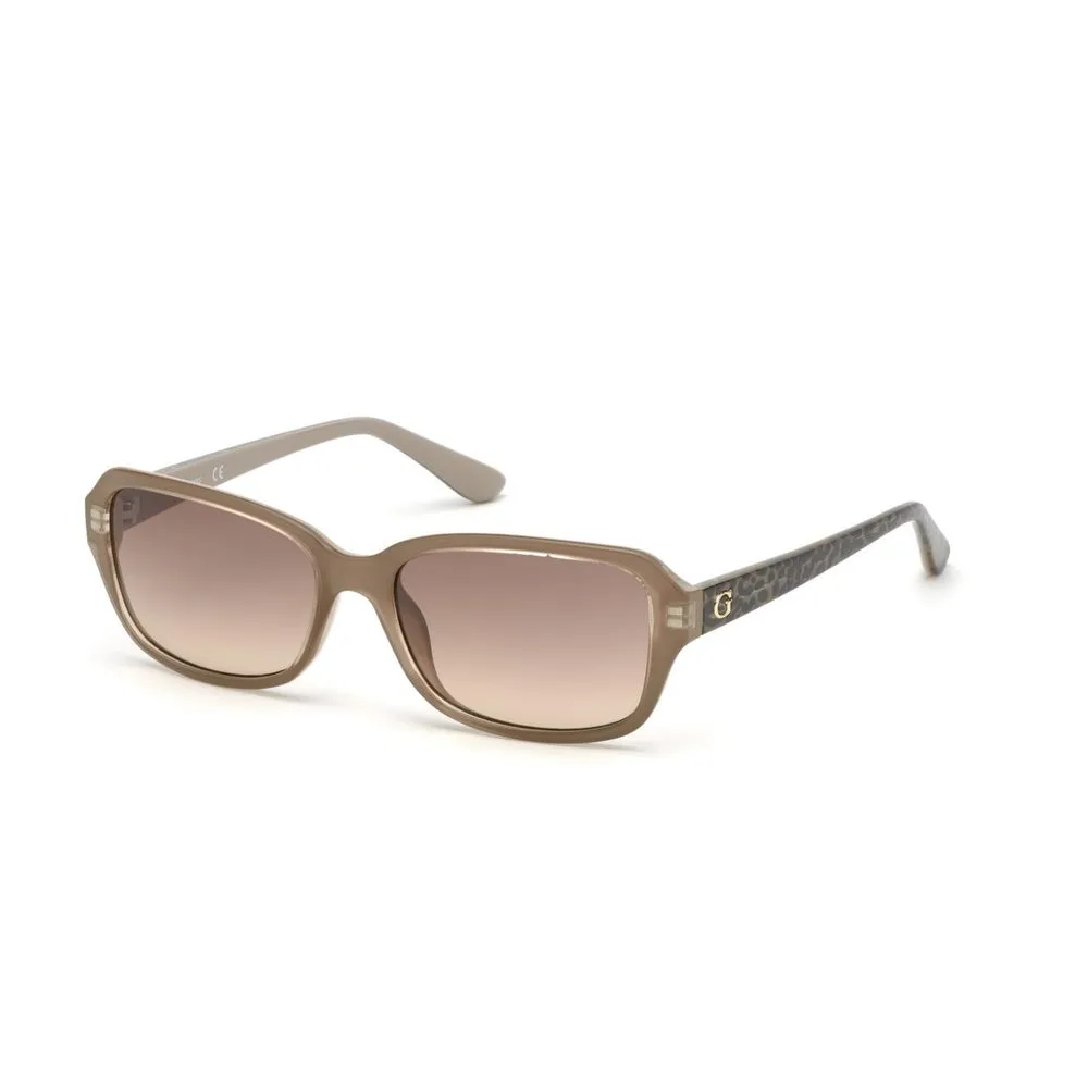 Guess Women's Beige Injected Sunglasses