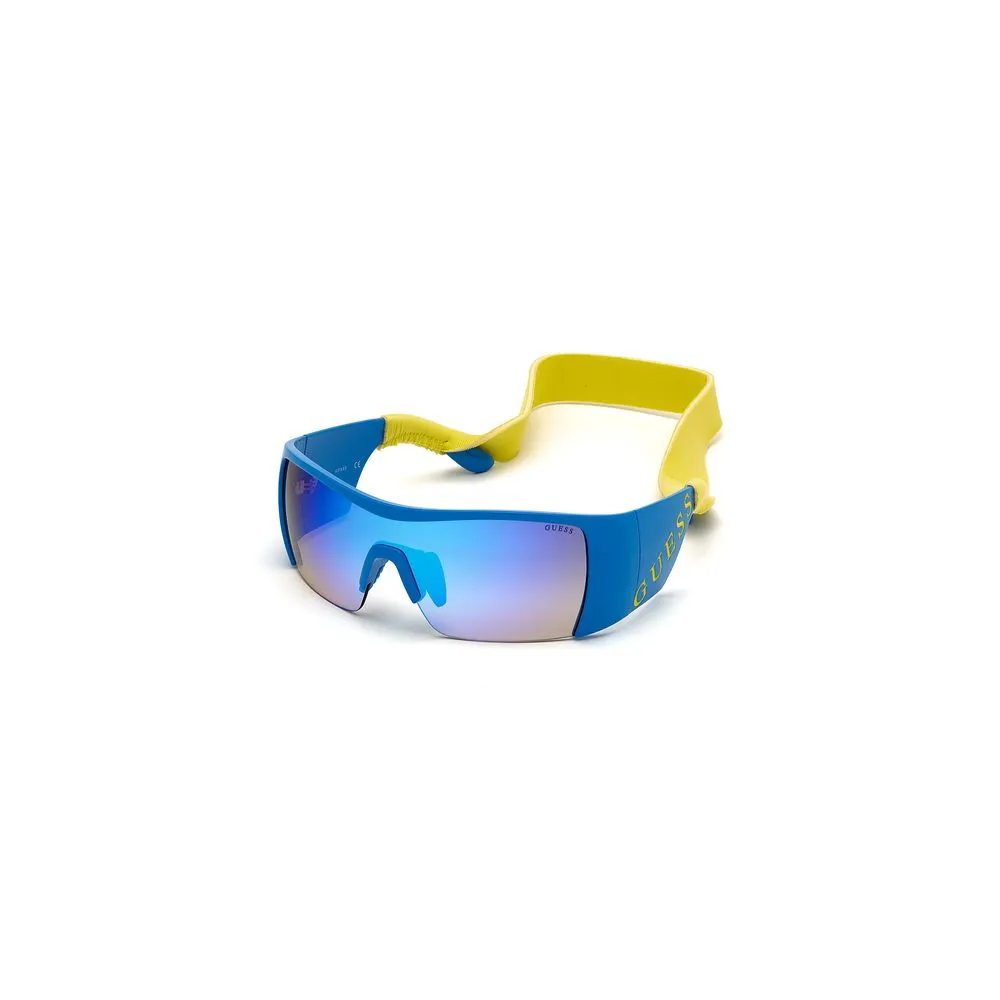 Guess Women's Blue Injected Sunglasses