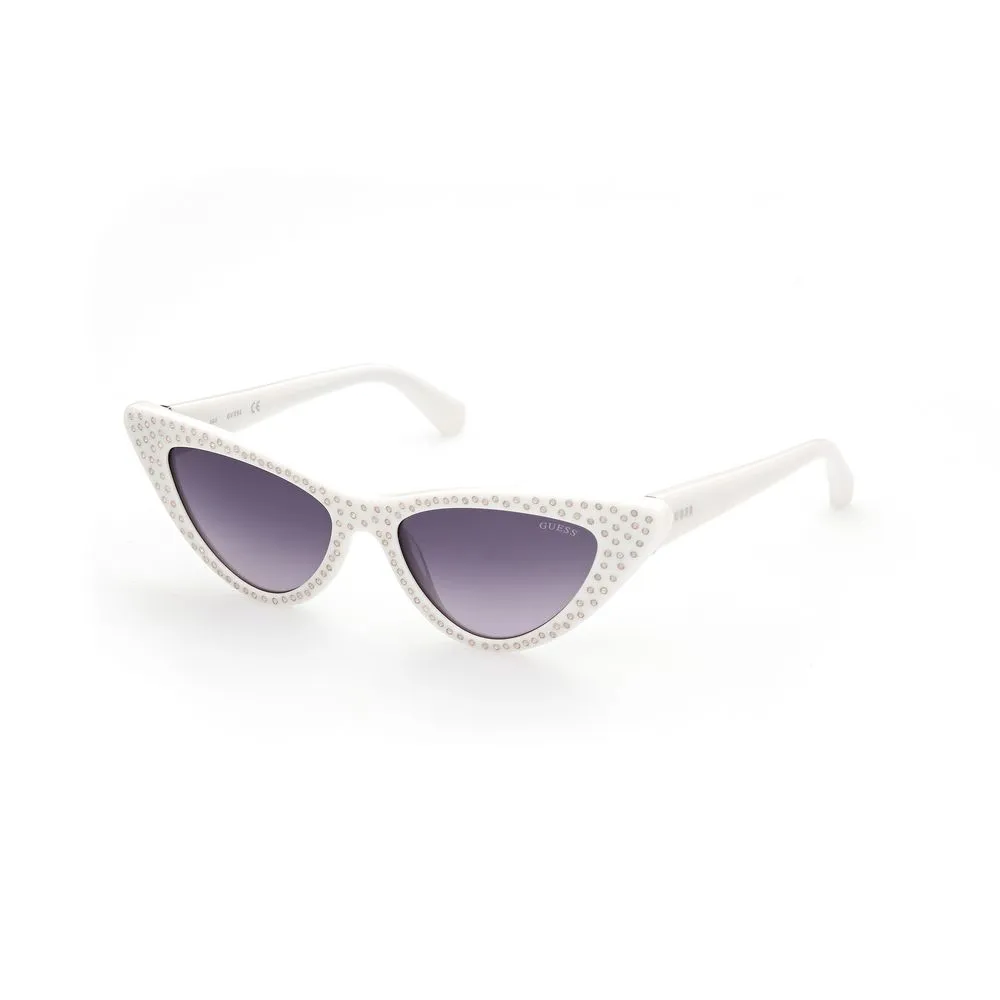 Guess Women's White Resin Sunglasses