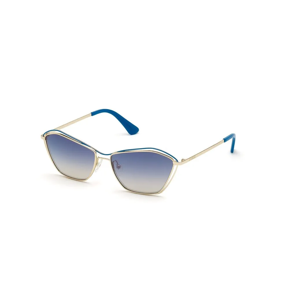 Guess Women's Gold Metal Sunglasses