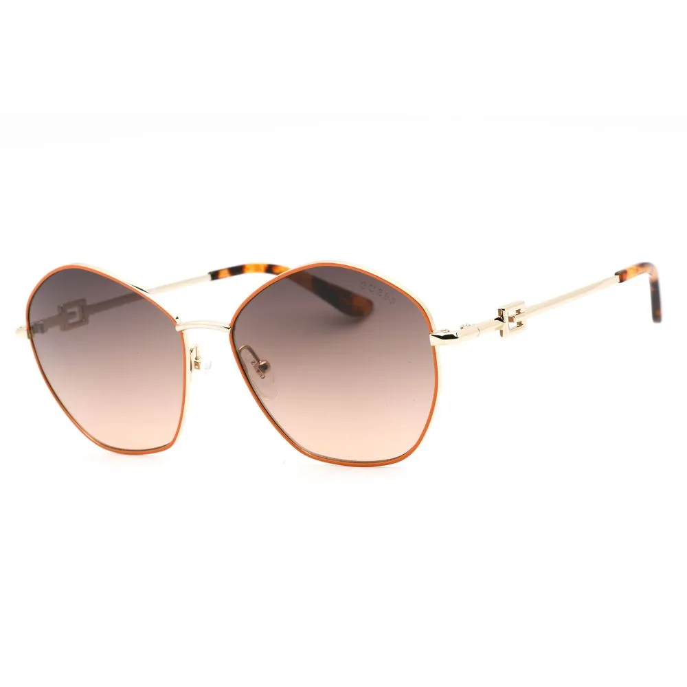 Guess Women's Orange Metal Sunglasses