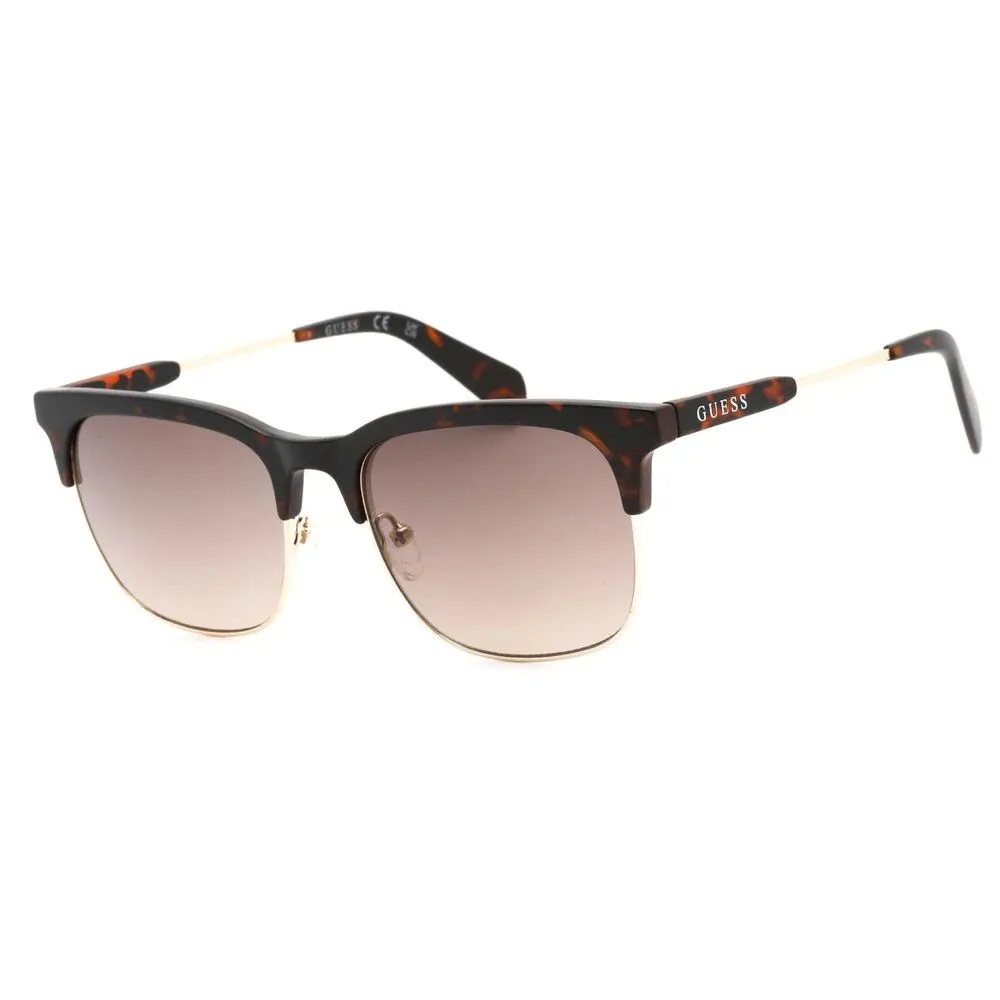 Guess Men's Brown Resin Sunglasses