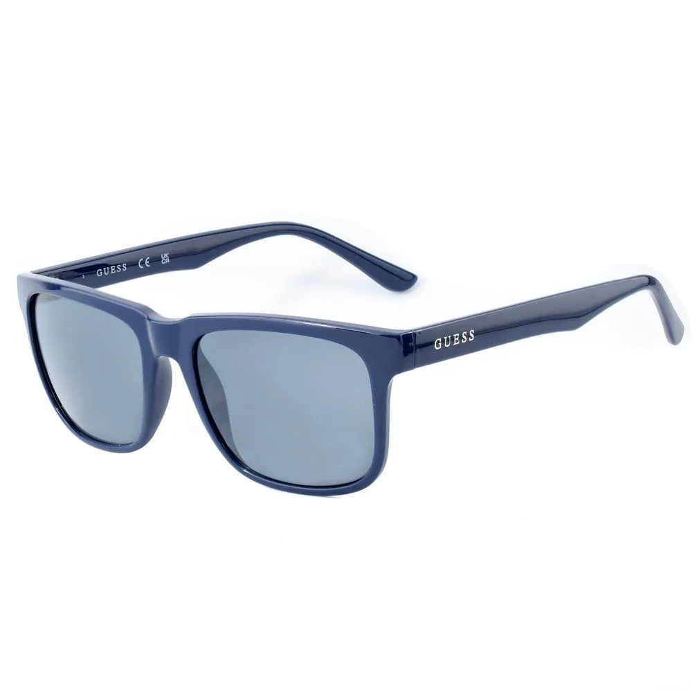 Guess Men's Blue Resin Sunglasses