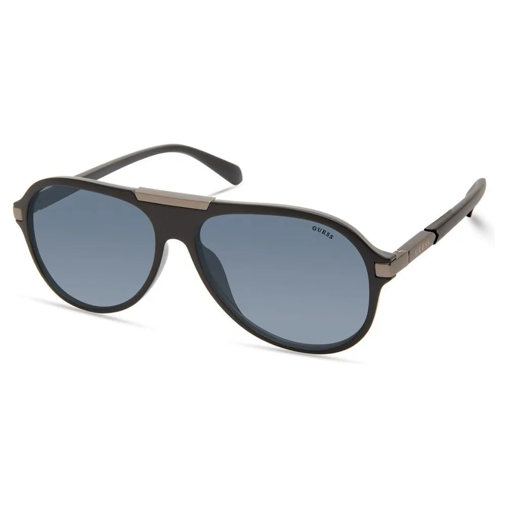 Guess Men's Gray Metal Sunglasses