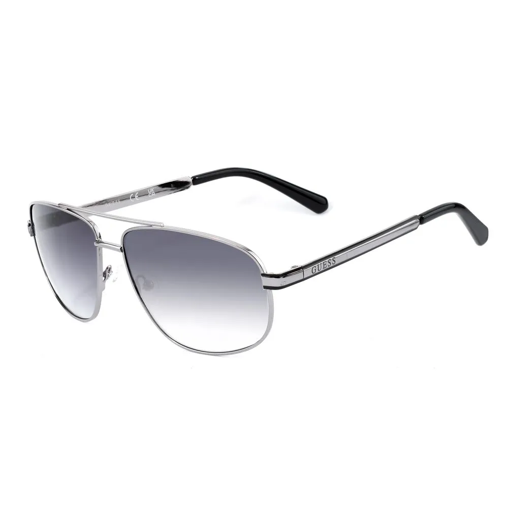 Guess Men's Black Metal Sunglasses