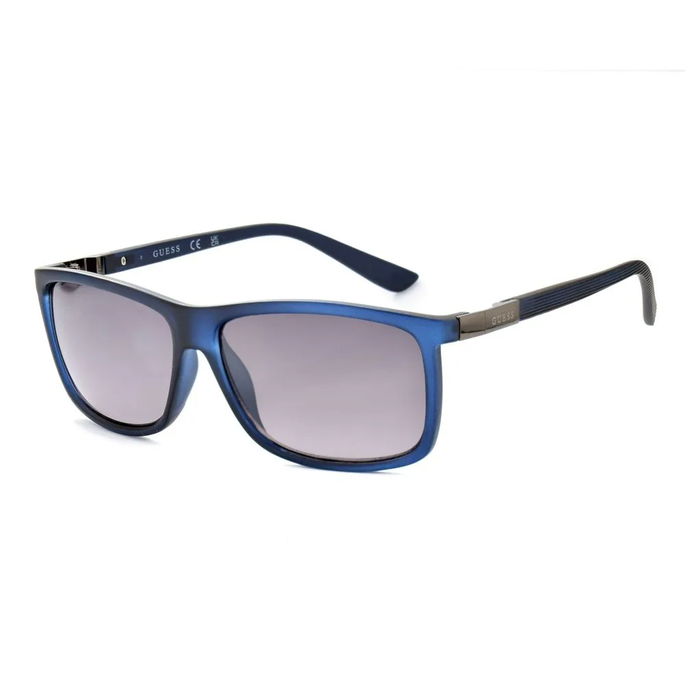 Guess Men's Blue Resin Sunglasses