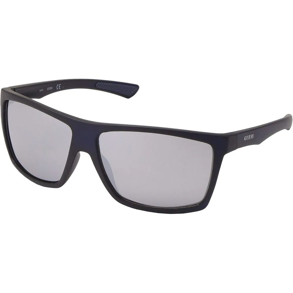 Guess Men's Blue Resin Sunglasses