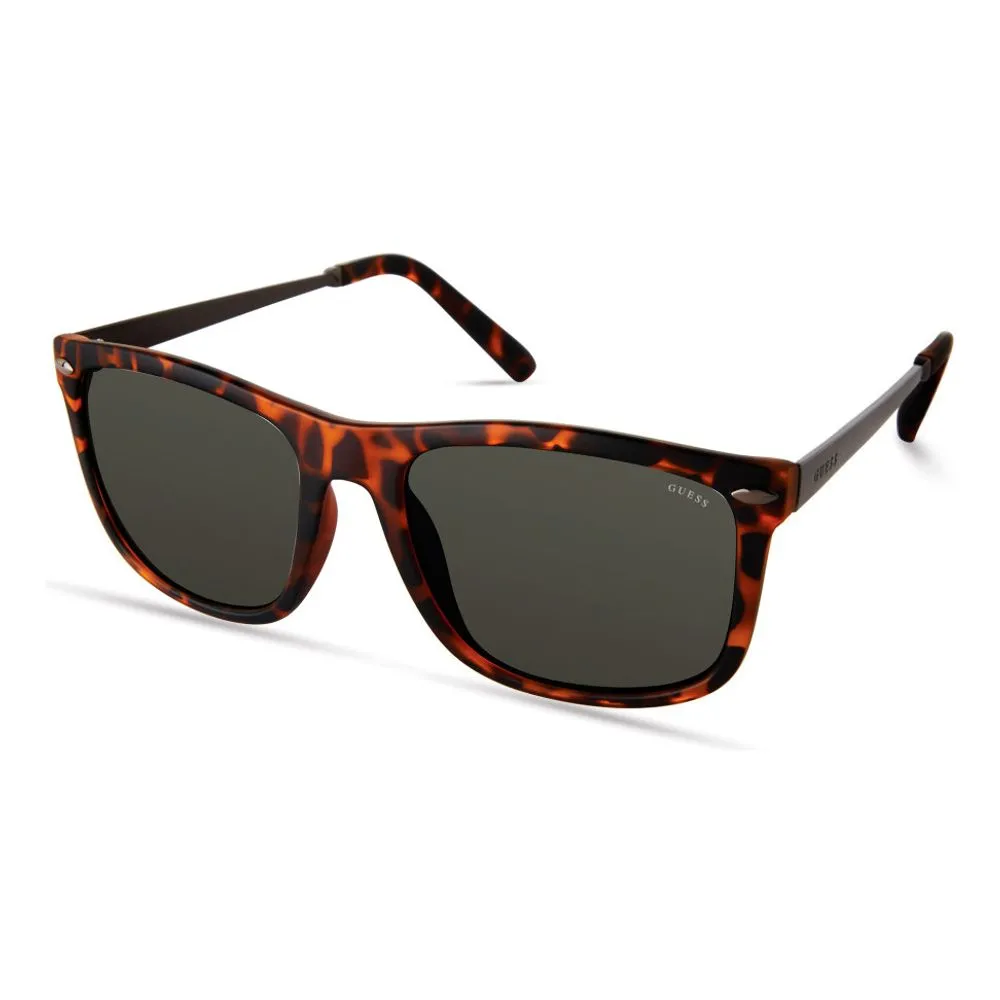 Guess Men's Brown Resin Sunglasses