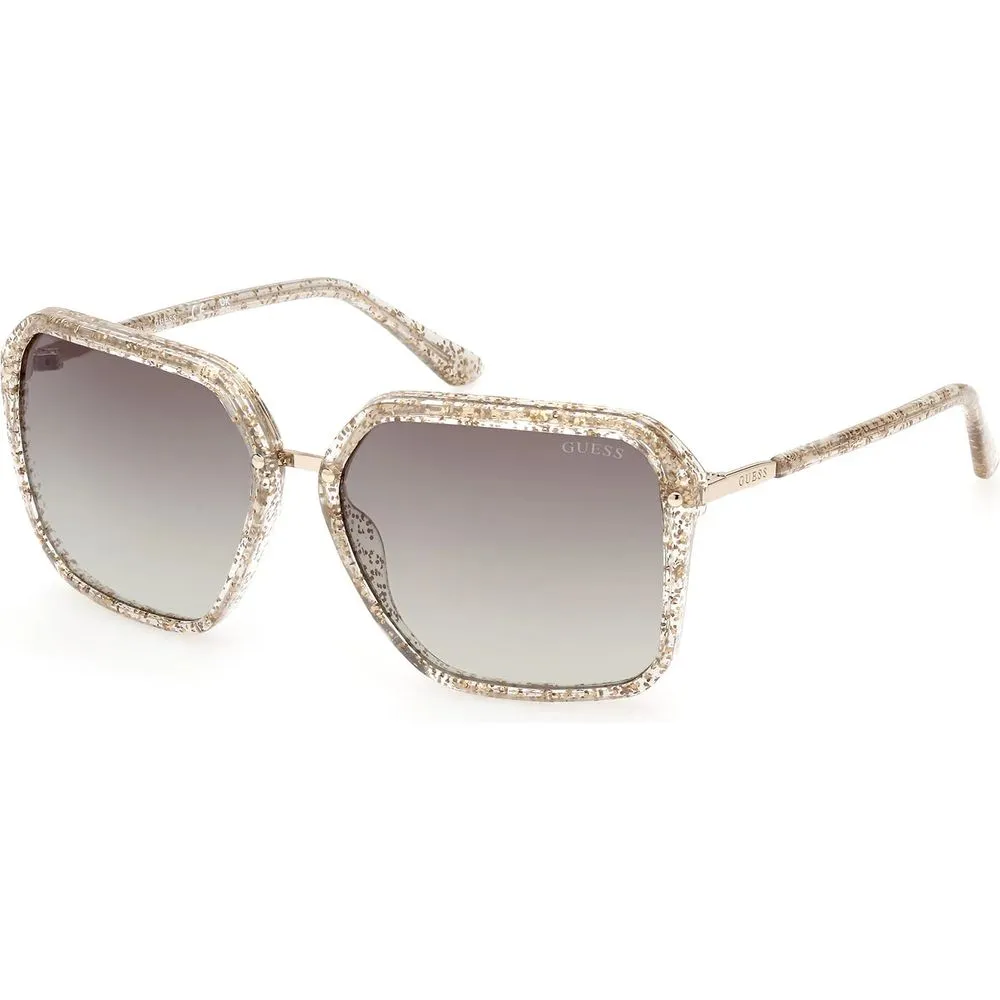 Guess Women's Transparent Metal Sunglasses