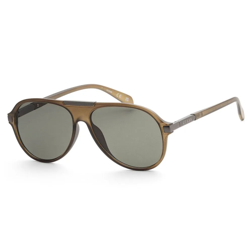 Guess Men's Green Resin Sunglasses