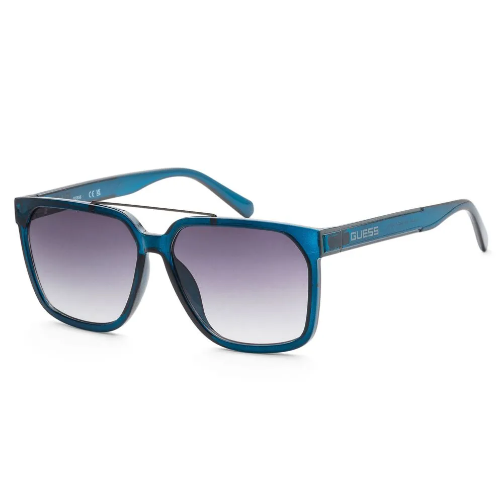 Guess Men's Blue Resin Sunglasses