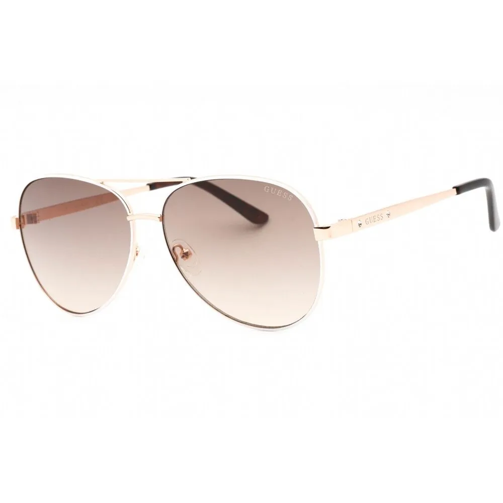Guess Women's White Metal Sunglasses