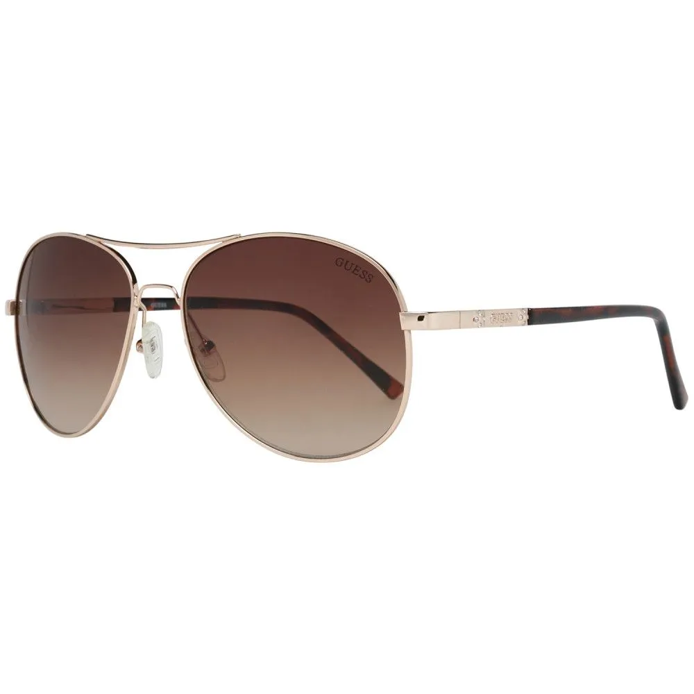 Guess Women's Gold Metal Sunglasses