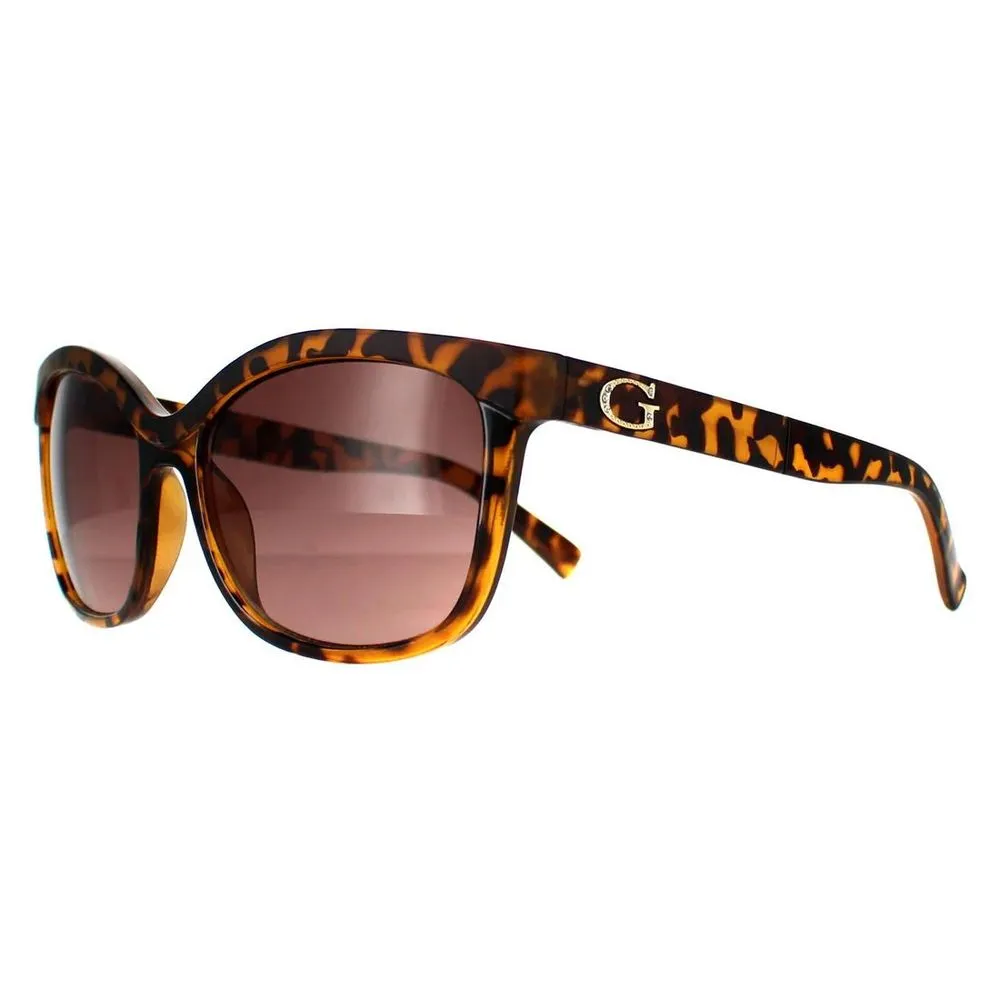 Guess Women's Brown Resin Sunglasses