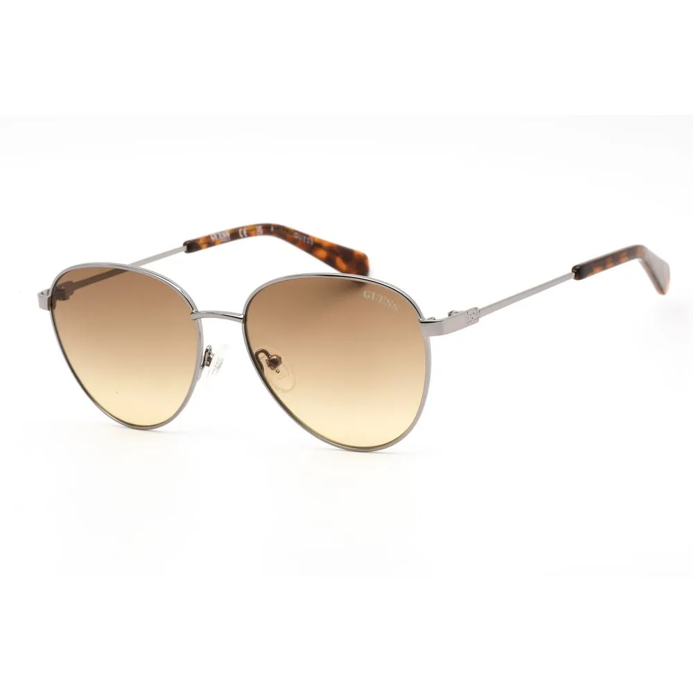 Guess Unisex Gray Metal Sunglasses