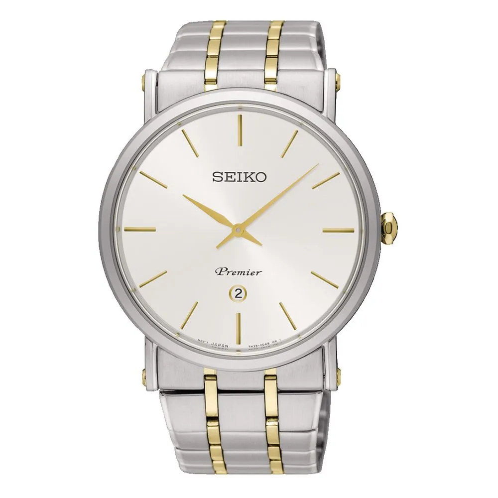 Seiko Men's Gold Steel Watch