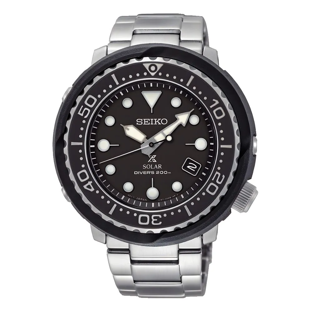 Seiko Men's Gray Stainless Steel Watch
