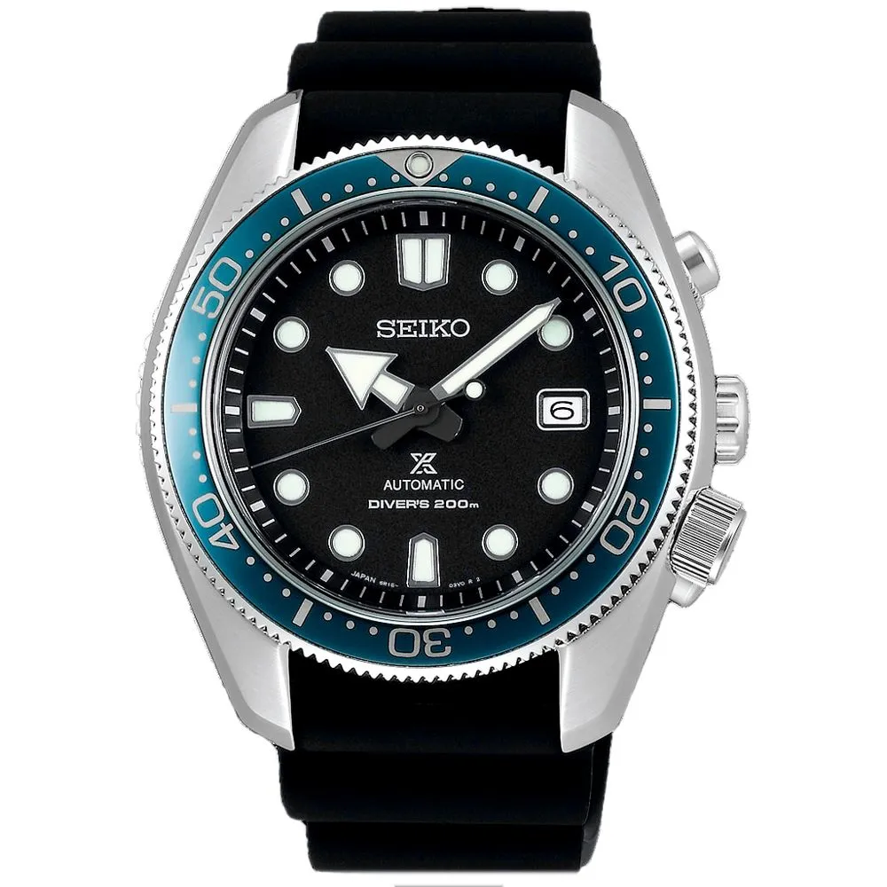 Seiko Men's Black Rubber Watch
