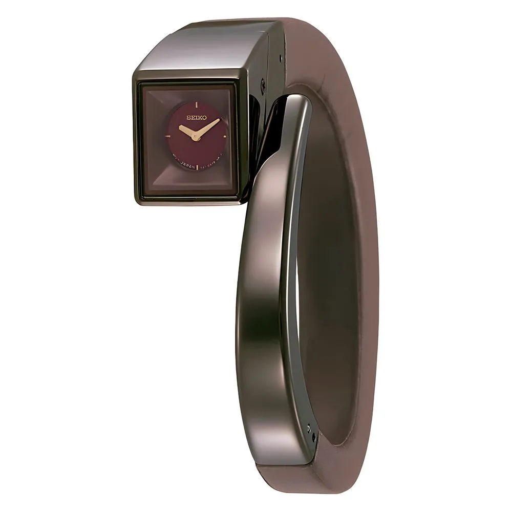 Seiko Women's Brown Stainless Steel Watch