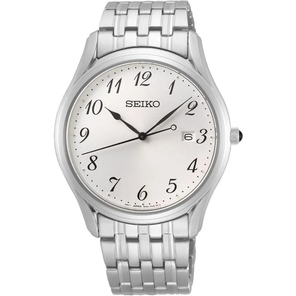Seiko Men's Gray Stainless Steel Watch