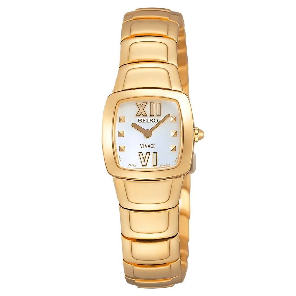 Seiko Women's Gold Stainless Steel Watch