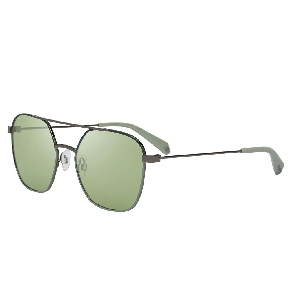 Polaroid Unisex Green Metal Sunglasses