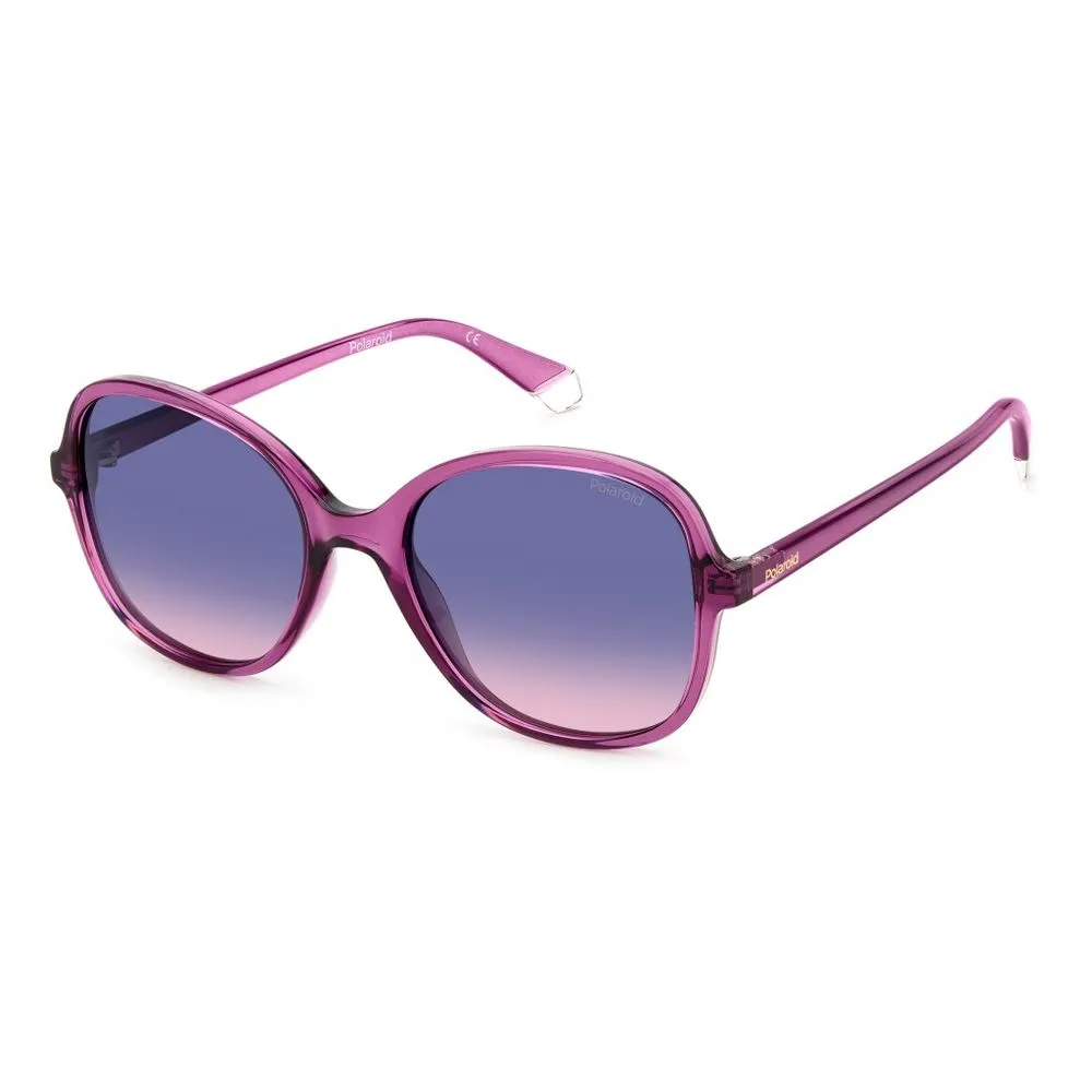 Polaroid Women's Purple Plastic Sunglasses