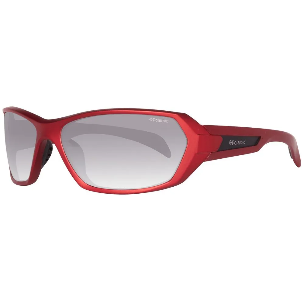Polaroid Unisex Red Acetate Sunglasses