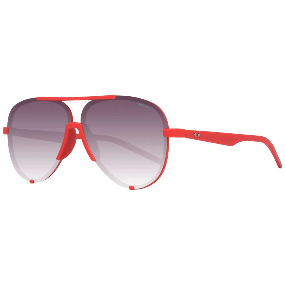 Polaroid Unisex Red Plastic Sunglasses