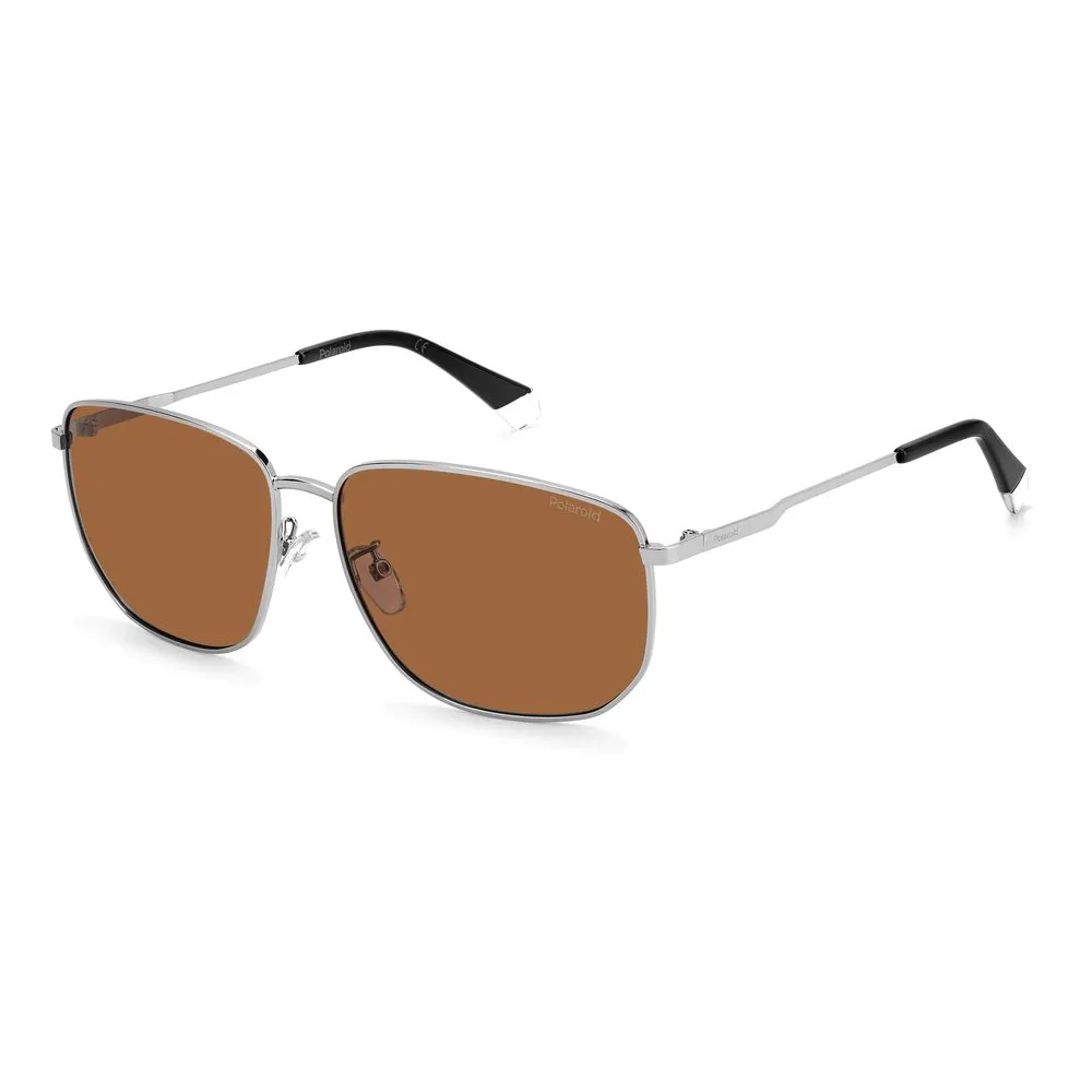 Polaroid Men's Gray Metal Sunglasses